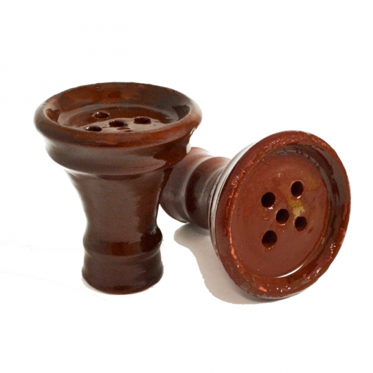 Platte terracotta kop