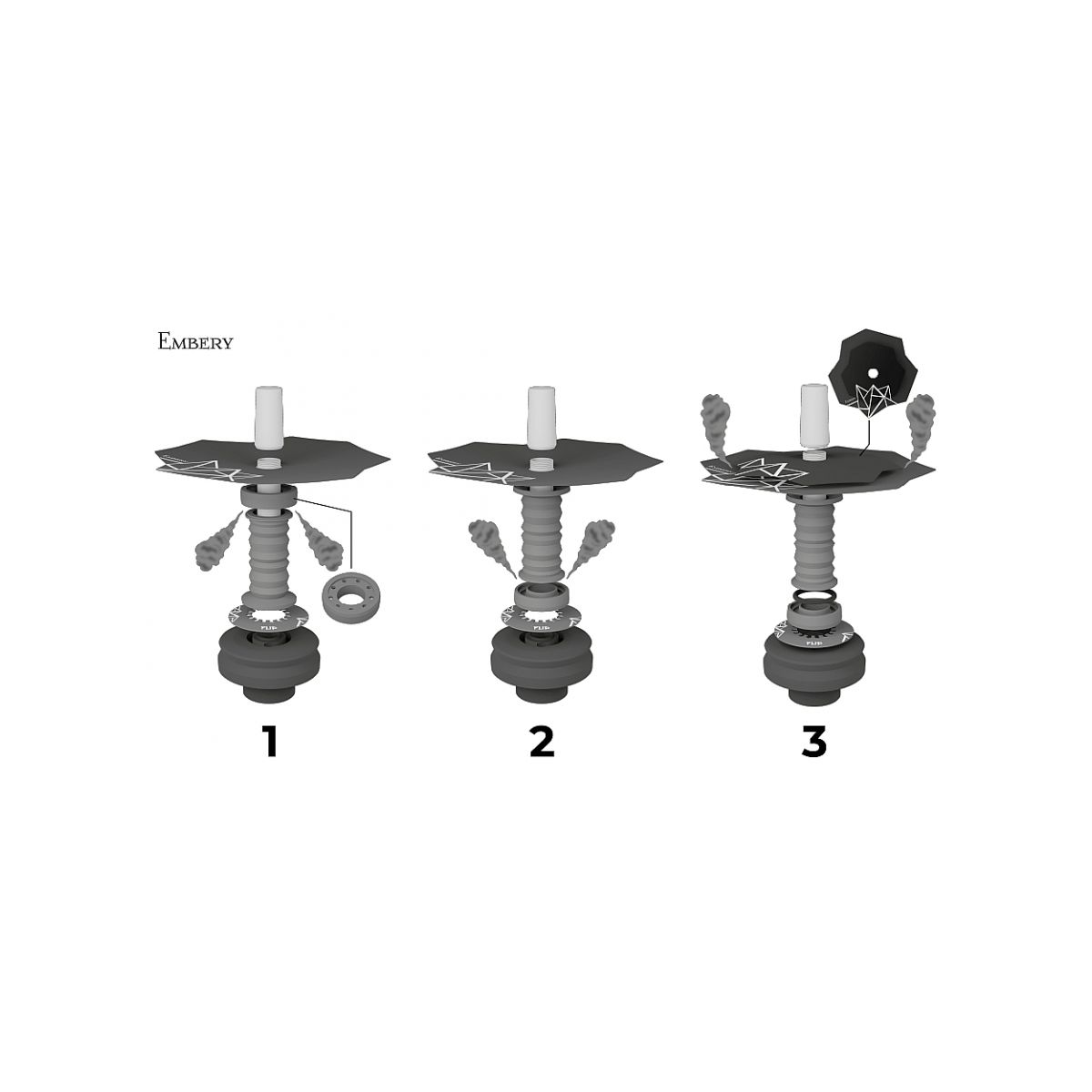 Shisha Embery Mini Mono Flip