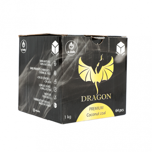 Charbons DRAGON CUBES 26mm 1Kg