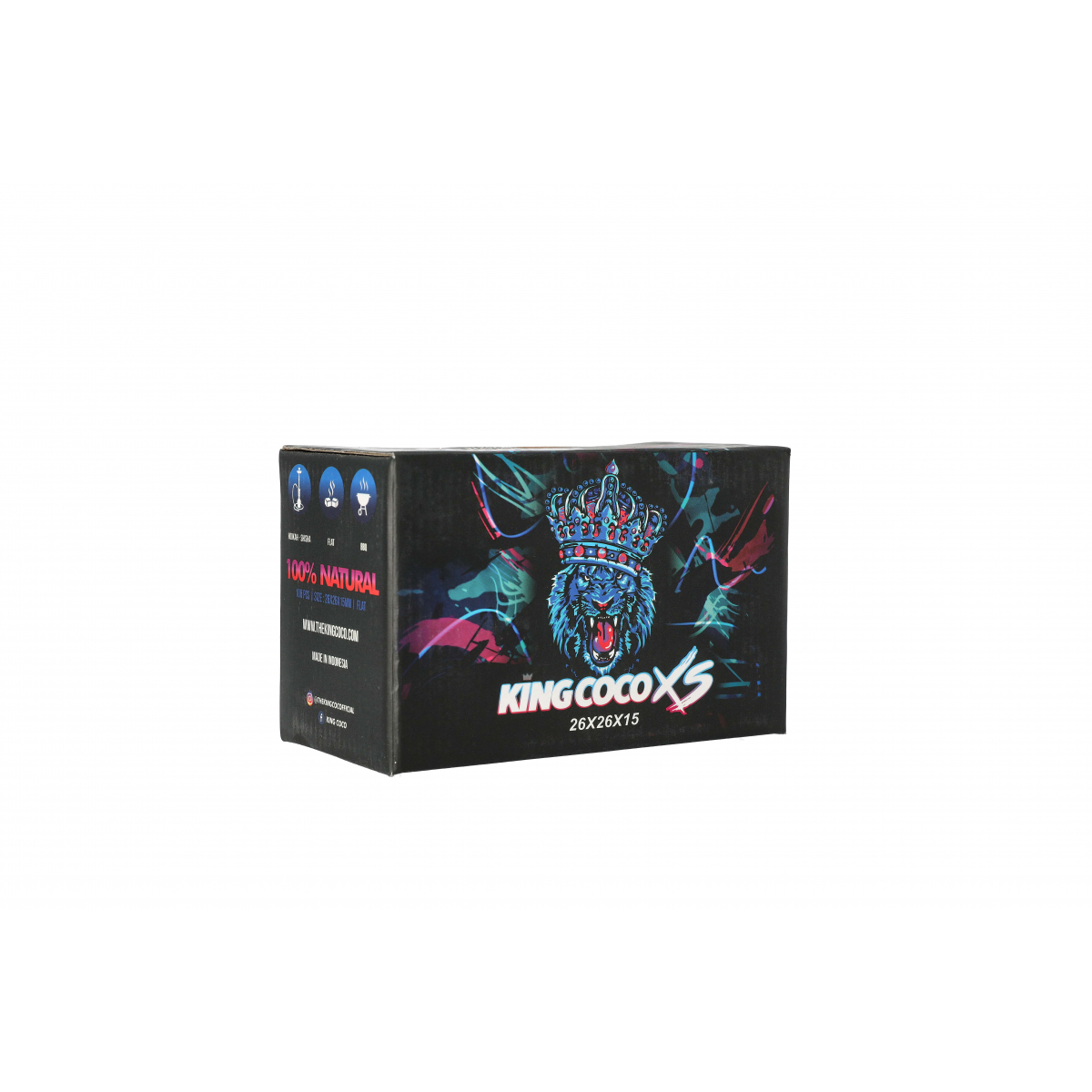 Charbons KING COCO XS FLAT 1KG