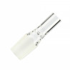 Glazen connector voor siliconenschlang
