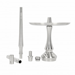 Shisha EL BADIA Z1: compacte shisha van roestvrij staal | El Badia