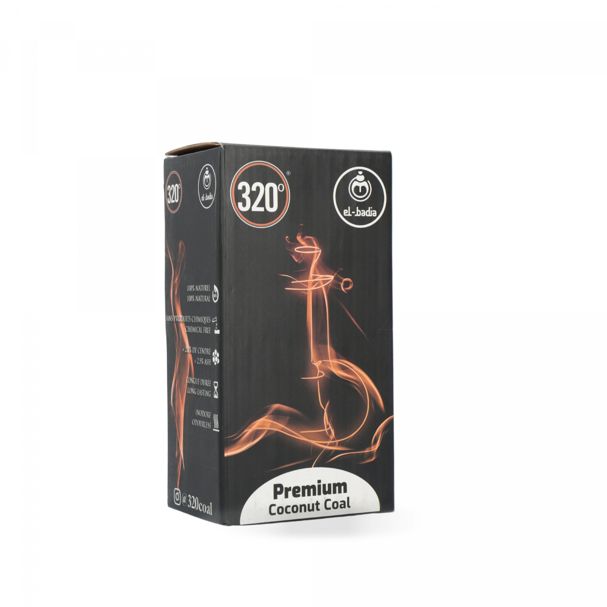 Houtskool 320° Cubes 22mm 1kg