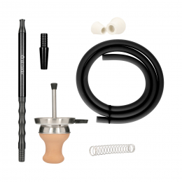 Pack accessoires Ultimate pour chicha : inclus tuyau silicone, foyer, système de chauffe | El Badia