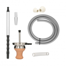 Pack accessoires Ultimate pour chicha : inclus tuyau silicone, foyer, système de chauffe | El Badia