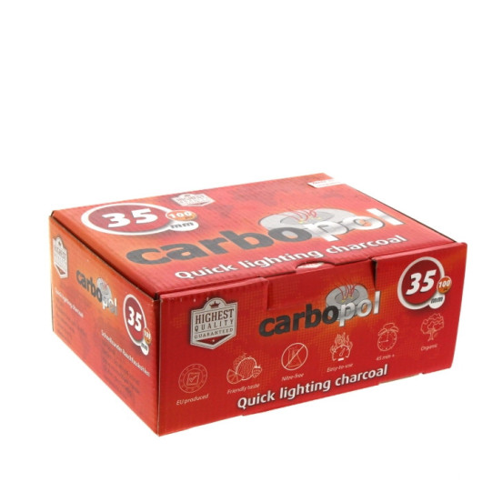 Charbons CARBOPOL 35mm boite de 100