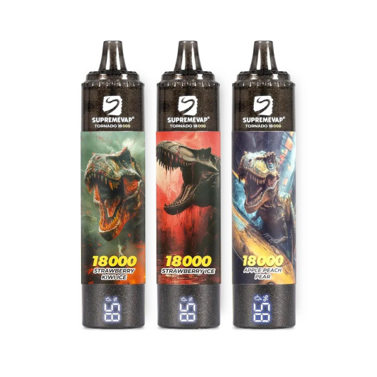 PACK 3 Puff 18k Supremevap Tornado navulbaar 2% nicotine