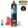 PACK 3 Puff 18k Supremevap Tornado remplissable 2% Nicotine