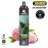 PACK 3 Puff 18k Supremevap Tornado navulbaar 2% nicotine
