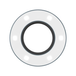 Anello LED Hooky - NOIR