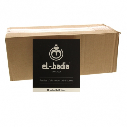 Aluminium Xl Troué 15cm Boite De 24 Paquets De 50