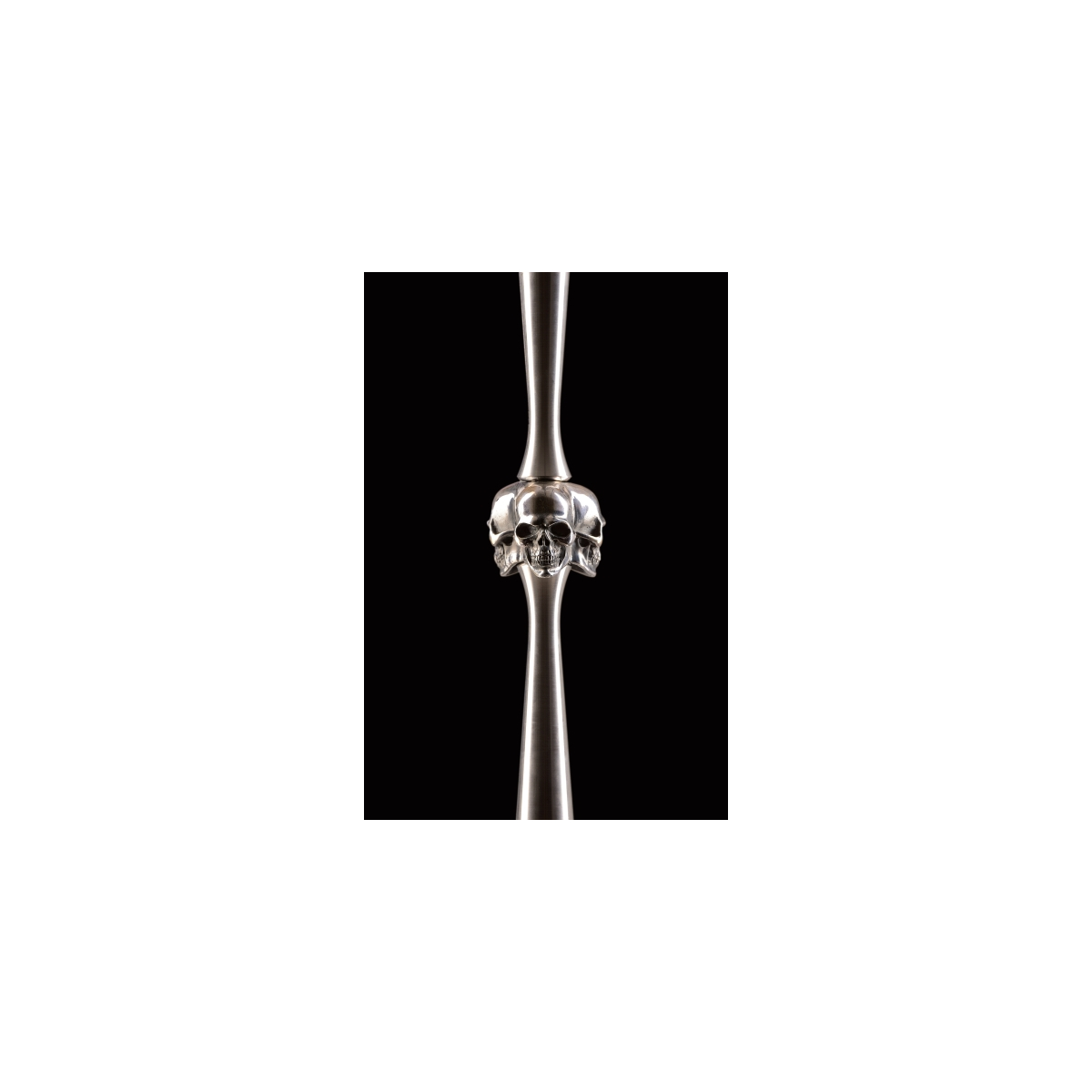 Shisha MAKLAUD SKULL STAINLESS SILVER