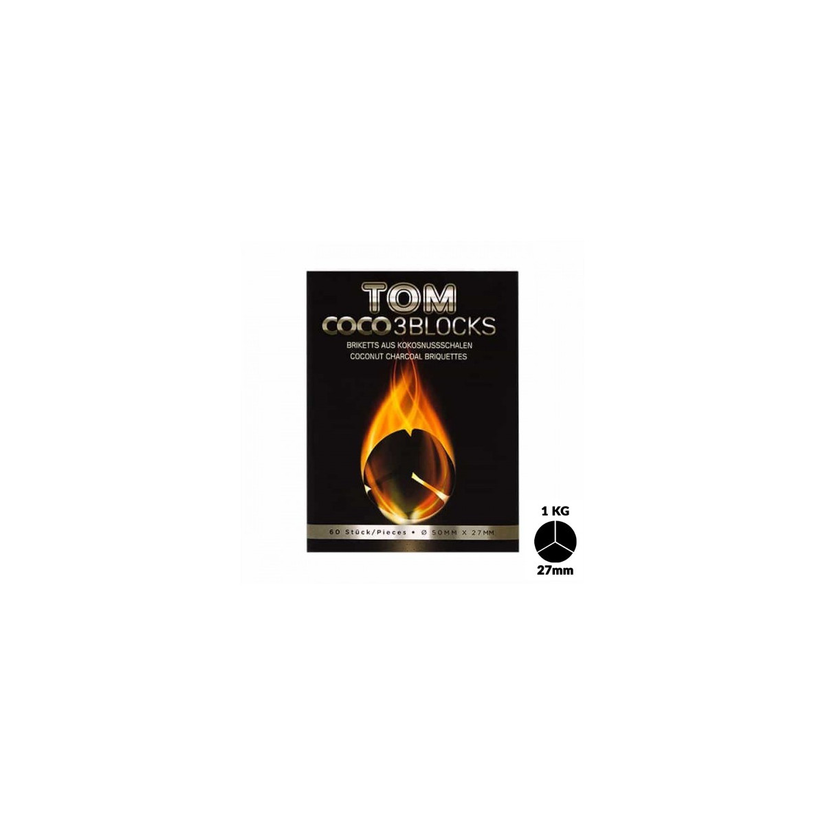 Charbons Tom Cococha Silver 1k 4 Blocks