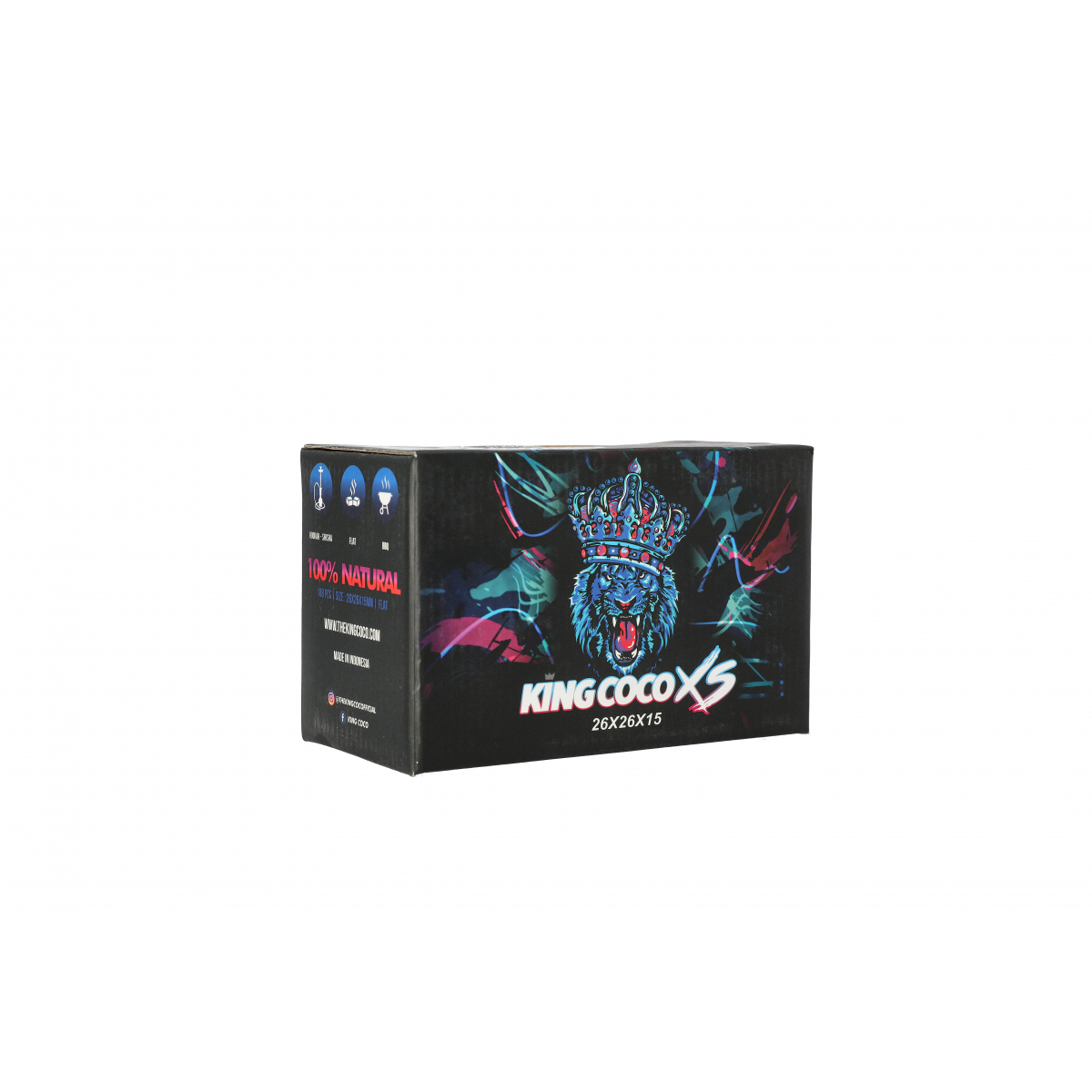 Charbons KING COCO XS FLAT 1KG