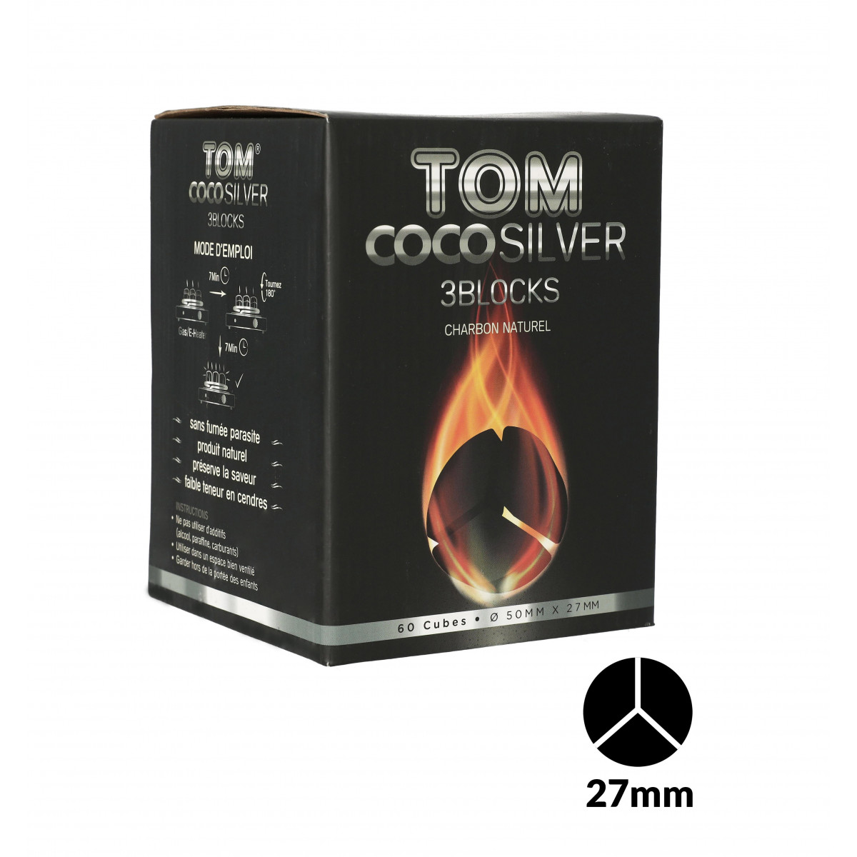Charbons Tom Cococha Silver 1k 4 Blocks