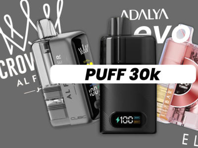 Comparatif Puff 30K : Adalya Levo, Elfbar NIO30K ou Al Fakher Crown Bar ?